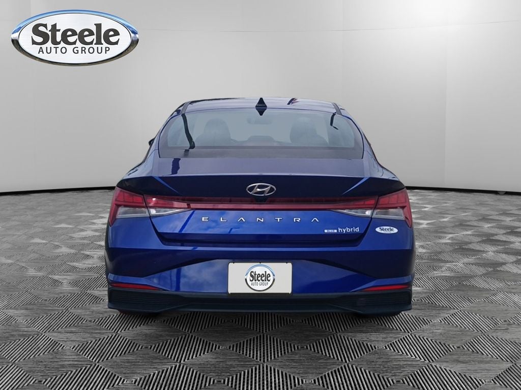 2022 Hyundai Elantra Hybrid Blue